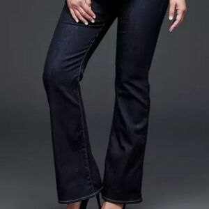 Gap Maternity Full Panel Long & Lean Bootcut Jeans